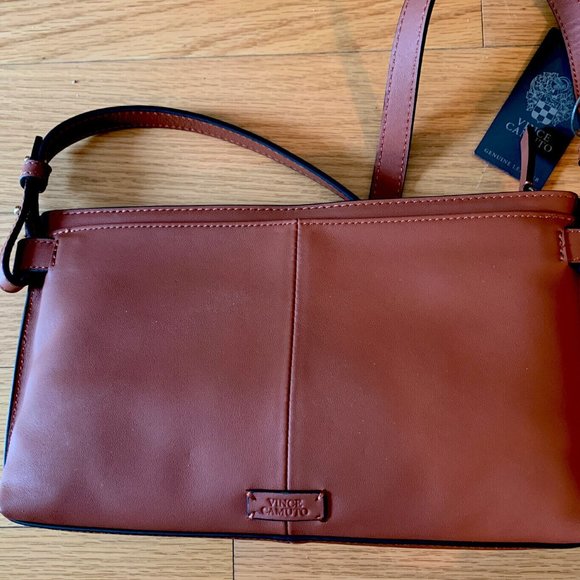 VINCE CAMUTO CASIA CLUTCH CROSSBODY BAG Leather NWT - Picture 8 of 11